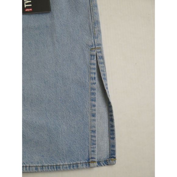 Levi's Premium Type 1 Women's Sz W25 Living Legend 1 Side Slit Knee Length Skirt - Picture 3 of 7